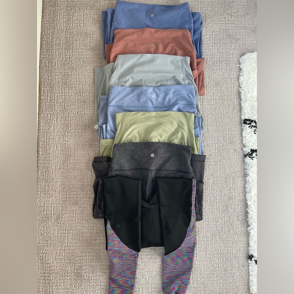 😍 8 PAIR OF LULULEMON TIGHTS